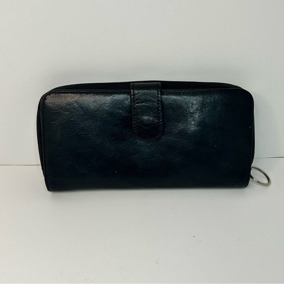 Roots Black Faux Leather Wallet - Picture 15 of 16